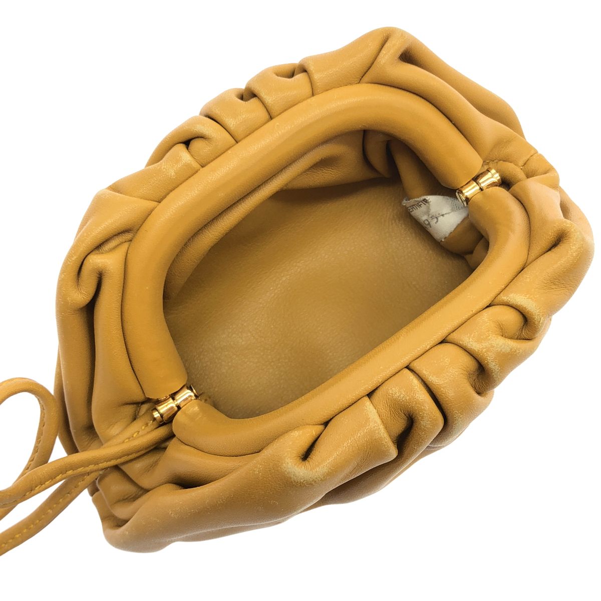 Bottega Veneta the Pouch Coin Purse Case Yellow — view 4