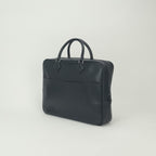 Hermes Plume Dog 38 Tote Box Calf Blue Indigo Blueindigo Navy Silver Handbag — view 2