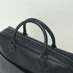 Hermes Plume Dog 38 Tote Box Calf Blue Indigo Blueindigo Navy Silver Handbag — view 4