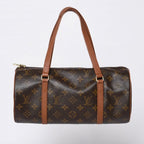 Louis Vuitton Papillon 30 Handbag Monogram Leather Brown Gold 4 — view 2