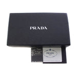 Prada Wallet Bifold Leather Blue — view 7