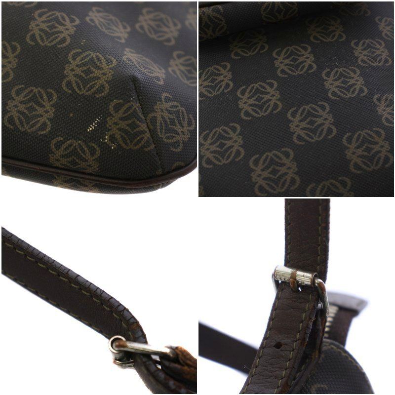 Loewe Pockets Shoulder Bag All Over Pattern Brown — view 7