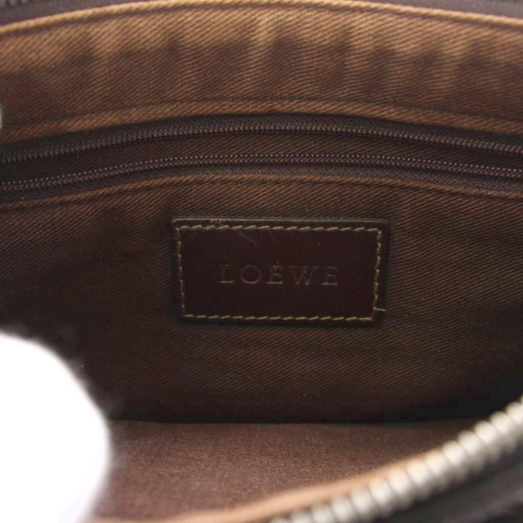 Loewe Pockets Shoulder Bag All Over Pattern Brown — view 5