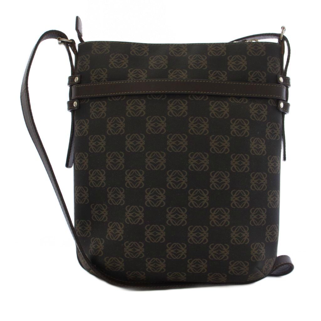 Loewe Pockets Shoulder Bag All Over Pattern Brown — view 3