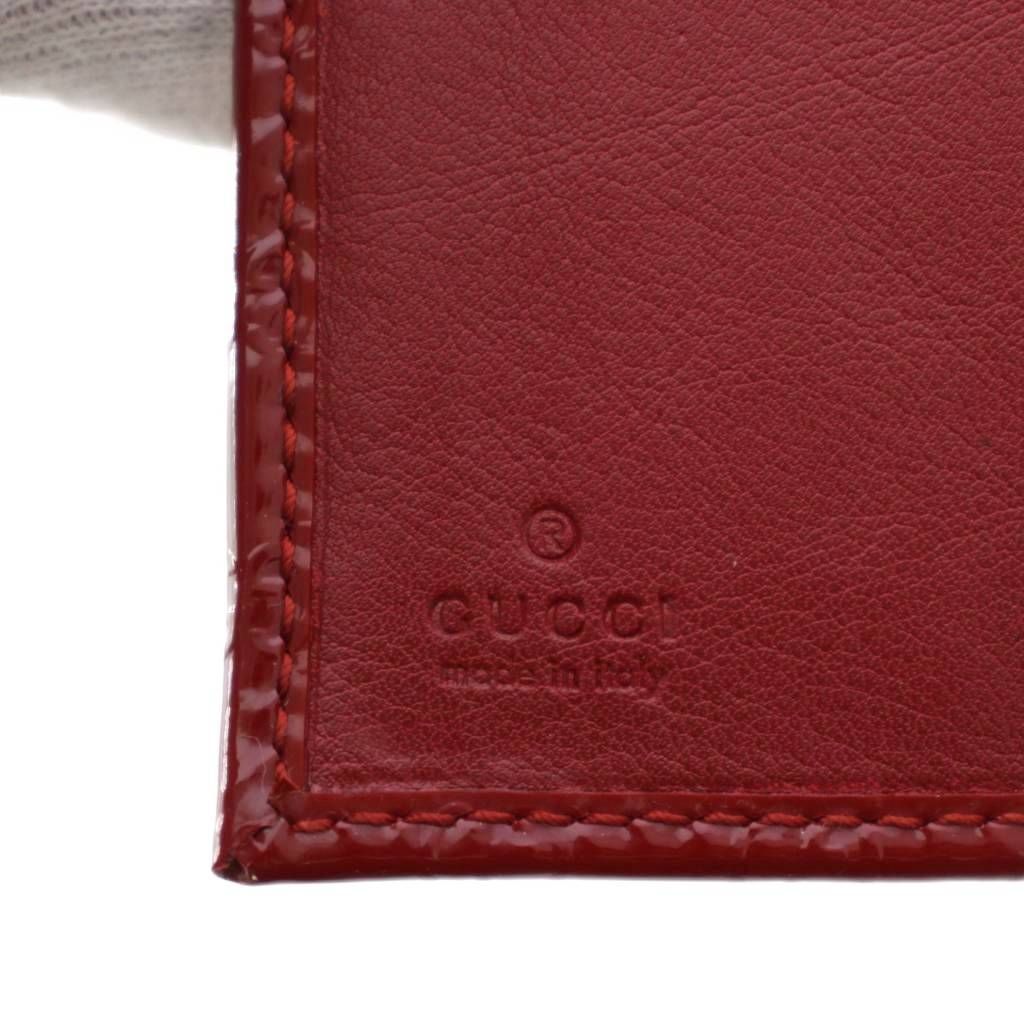 Gucci Guccissima Agenda Notebook Case Patent Leather — view 6