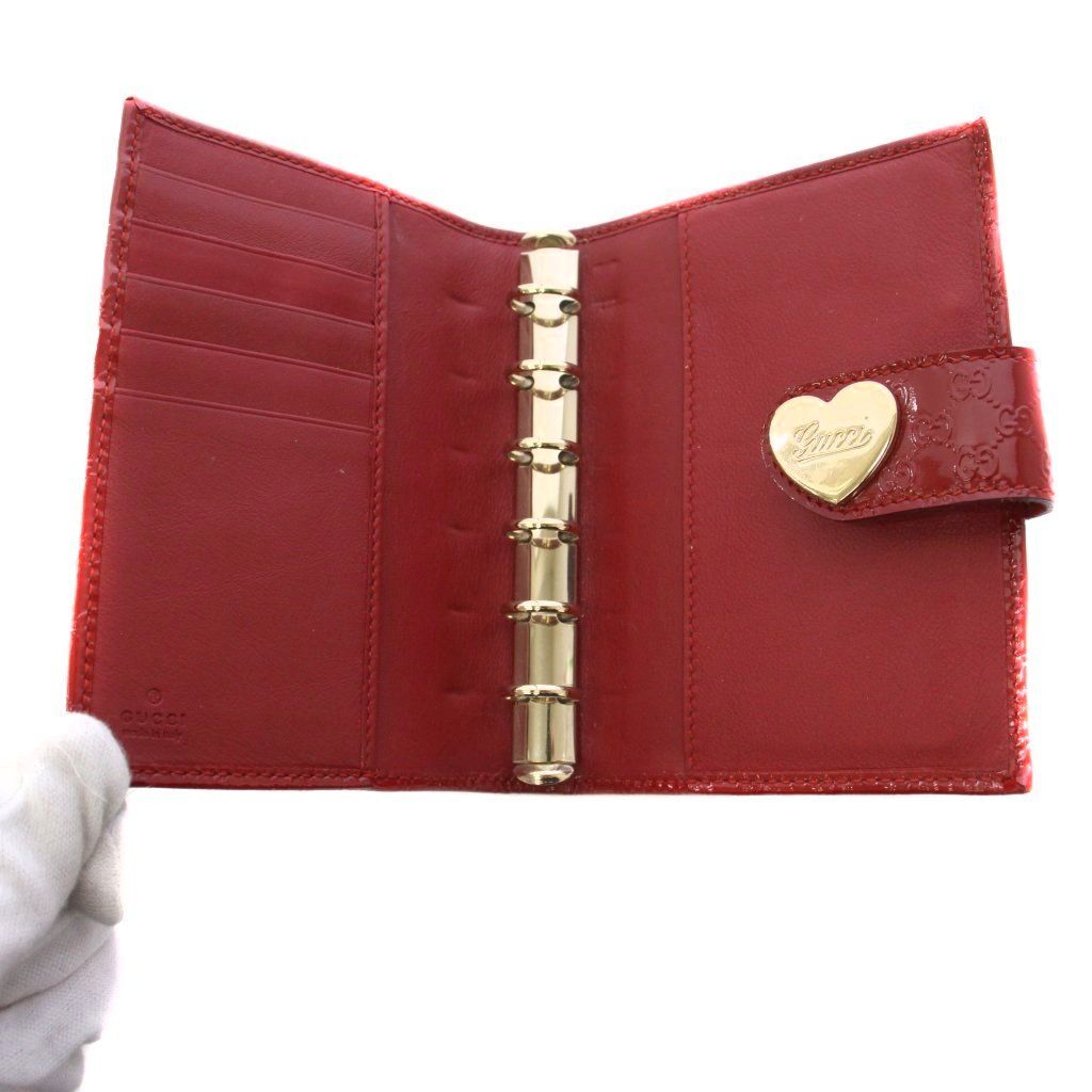 Gucci Guccissima Agenda Notebook Case Patent Leather — view 5