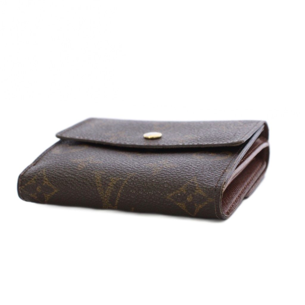 Louis Vuitton Porte-Monnaie Cles Monogram Wallet Trifold Brown — view 4