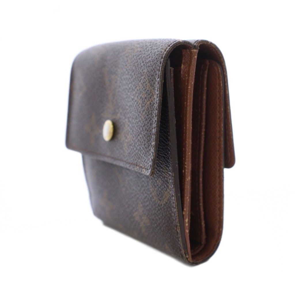 Louis Vuitton Porte-Monnaie Cles Monogram Wallet Trifold Brown — view 2