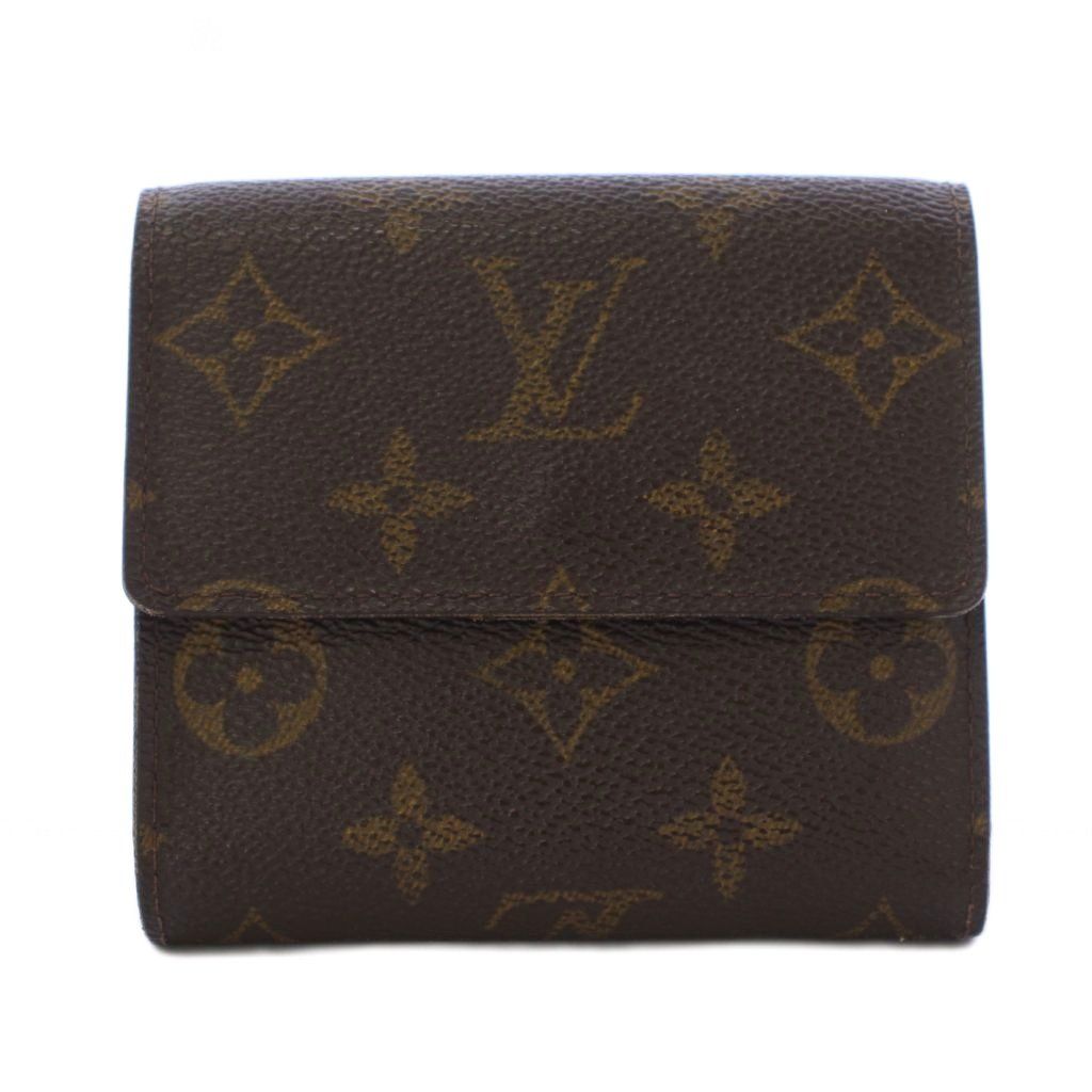 Louis Vuitton Porte-Monnaie Cles Monogram Wallet Trifold Brown — view 3