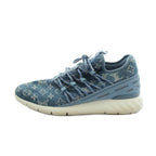 Louis Vuitton Fast Lane Line Monogram Denim Sneakers 6.5 Blue