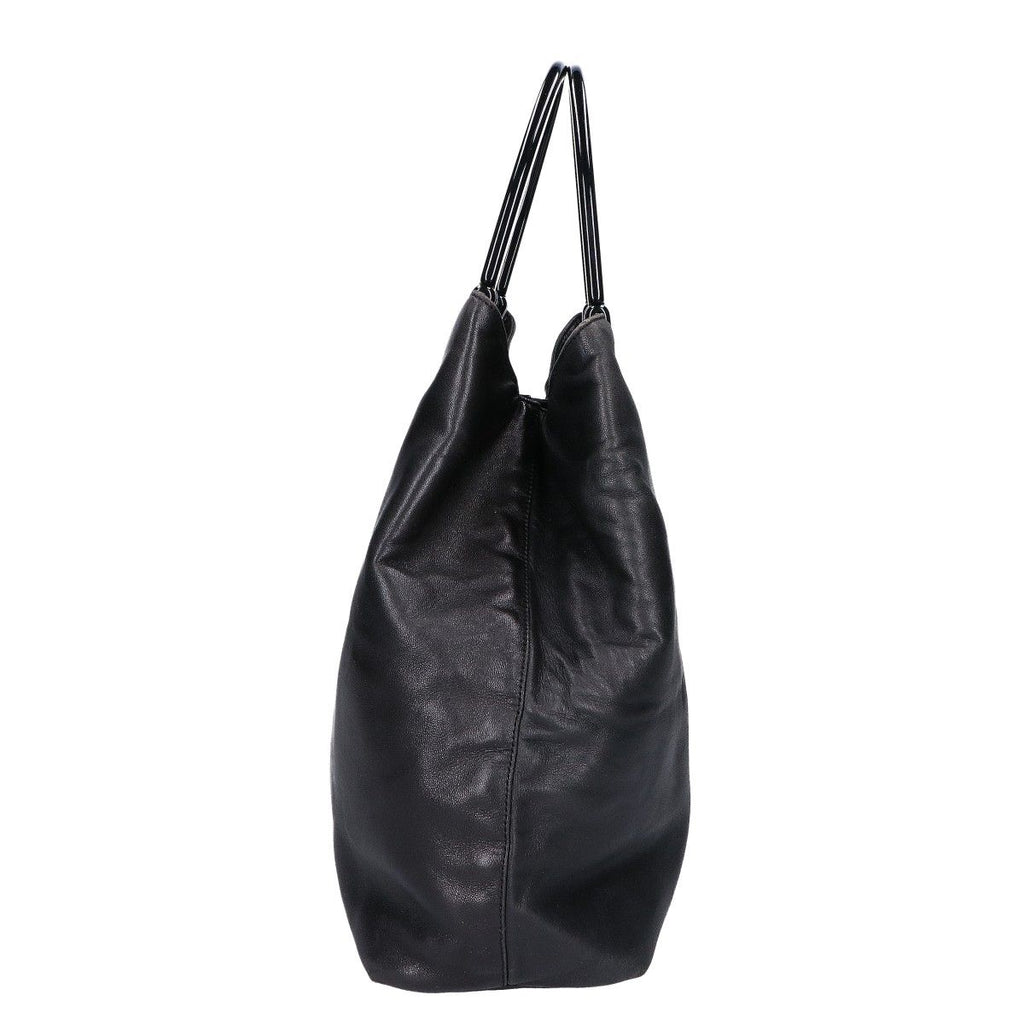 Prada Nappa Plastic Handle Leather Handbag — view 2
