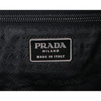 Prada Nappa Plastic Handle Leather Handbag — view 7
