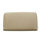 Celine Wallet Zip Around Coin Purse Leather Beige — view 2