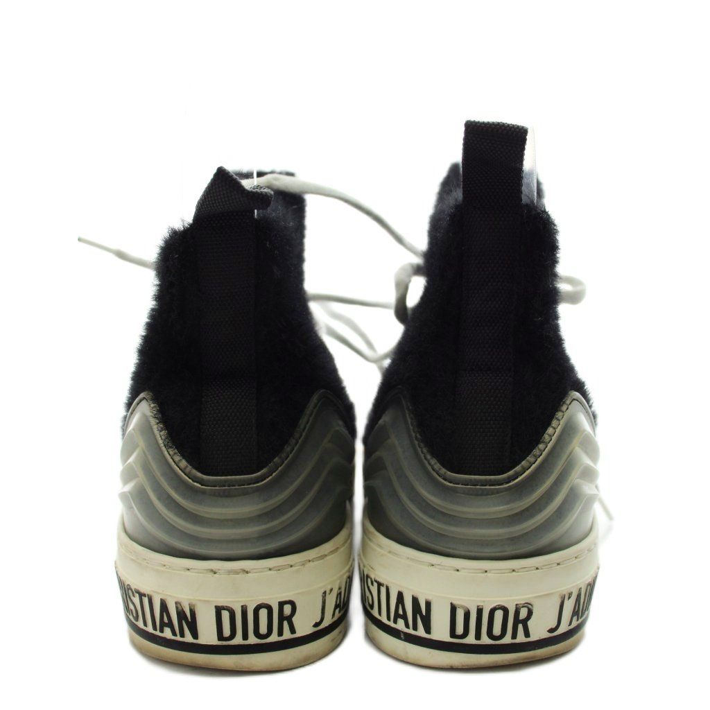 Dior Walk'n' Fabric High Cut Sneakers 35.5 Black — view 3