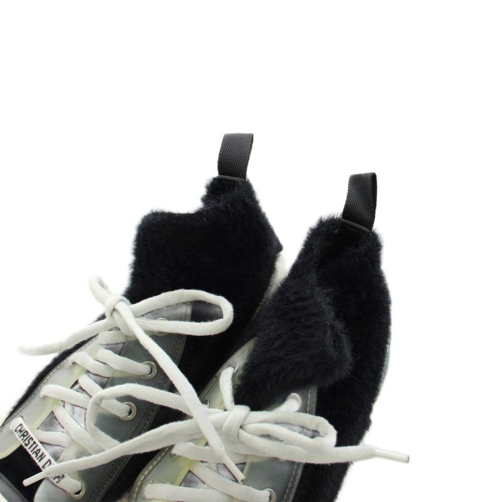 Dior Walk'n' Fabric High Cut Sneakers 35.5 Black — view 7