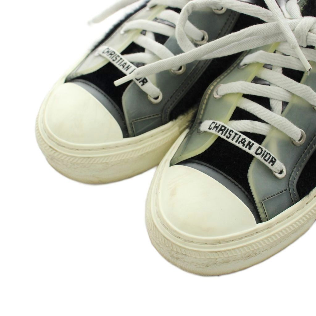 Dior Walk'n' Fabric High Cut Sneakers 35.5 Black — view 6
