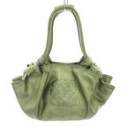 Loewe Nappa Aire Tote Anagram Leather Metallic Green YT