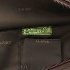 Loewe Nappa Aire Tote Anagram Leather Metallic Green YT — view 5