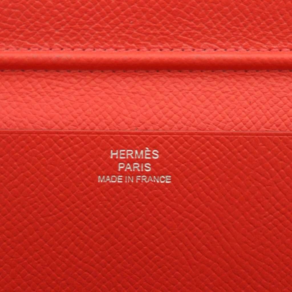 Hermes Vision Notebook Cover Leather Vermilion Red Agenda — view 8