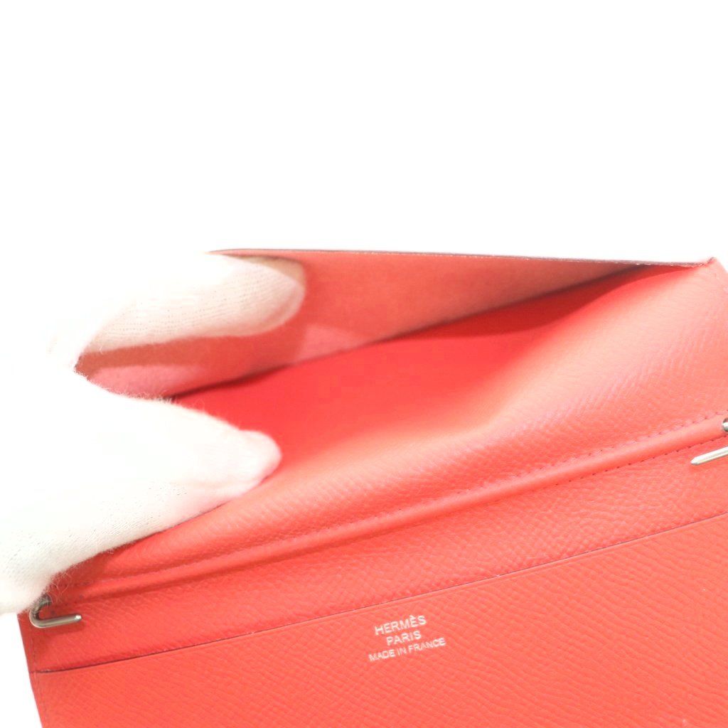 Hermes Vision Notebook Cover Leather Vermilion Red Agenda — view 6