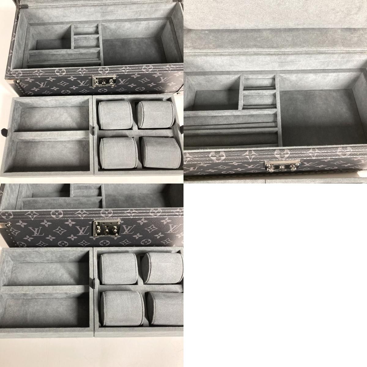 Louis Vuitton Trunk Coffret Monogram Eclipse Canvas Black — view 9