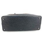 Loewe Handbag All Over Pattern Logo Leather Canvas Black — view 6
