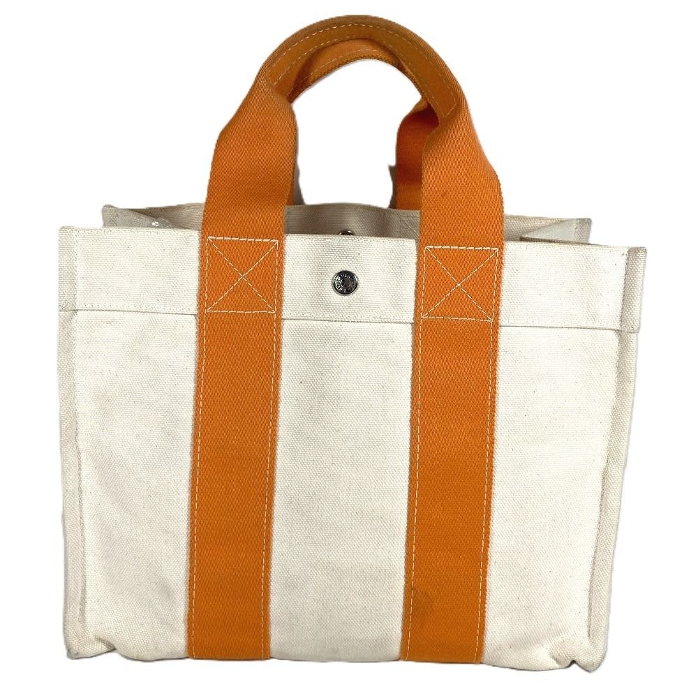 Hermes Tote Bora PM Canvas Orange