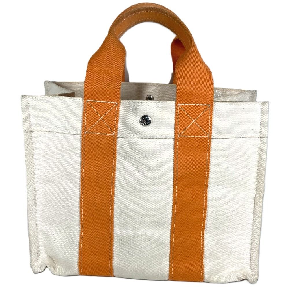 Hermes Tote Bora PM Canvas Orange — view 2