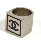 Chanel Ring Logo CC Metal Silver