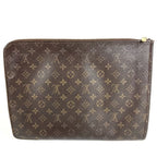 Louis Vuitton Clutch Poche Document Monogram Canvas Brown — view 2