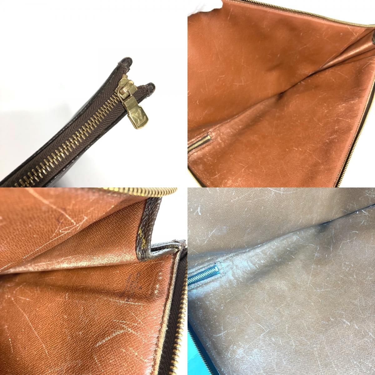 Louis Vuitton Clutch Poche Document Monogram Canvas Brown — view 9