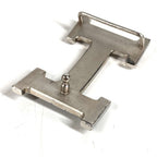 Hermes Buckle Belt Logo Only Metal Silver — view 8