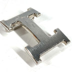 Hermes Buckle Belt Logo Only Metal Silver — view 6