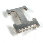 Hermes Buckle Belt Logo Only Metal Silver — view 4