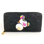 Louis Vuitton Wallet Zippy Monogram Empreinte Leather Black