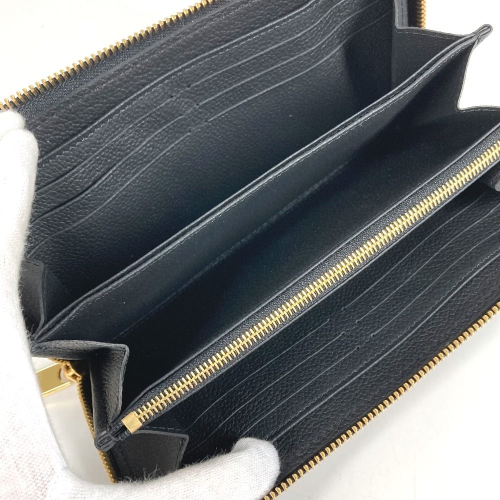Louis Vuitton Wallet Zippy Monogram Empreinte Leather Black — view 4