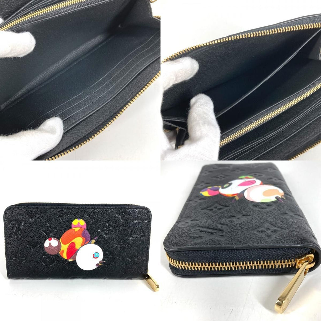 Louis Vuitton Wallet Zippy Monogram Empreinte Leather Black — view 8