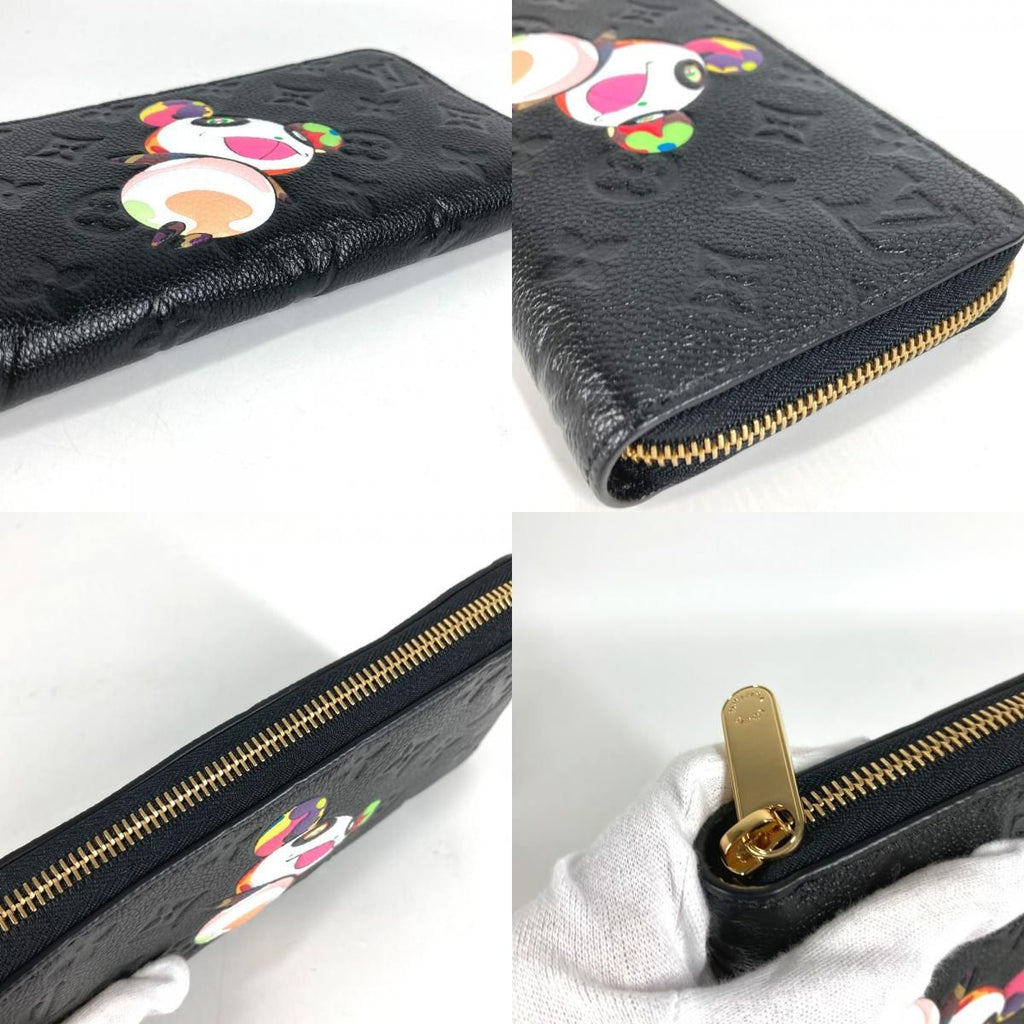 Louis Vuitton Wallet Zippy Monogram Empreinte Leather Black — view 9