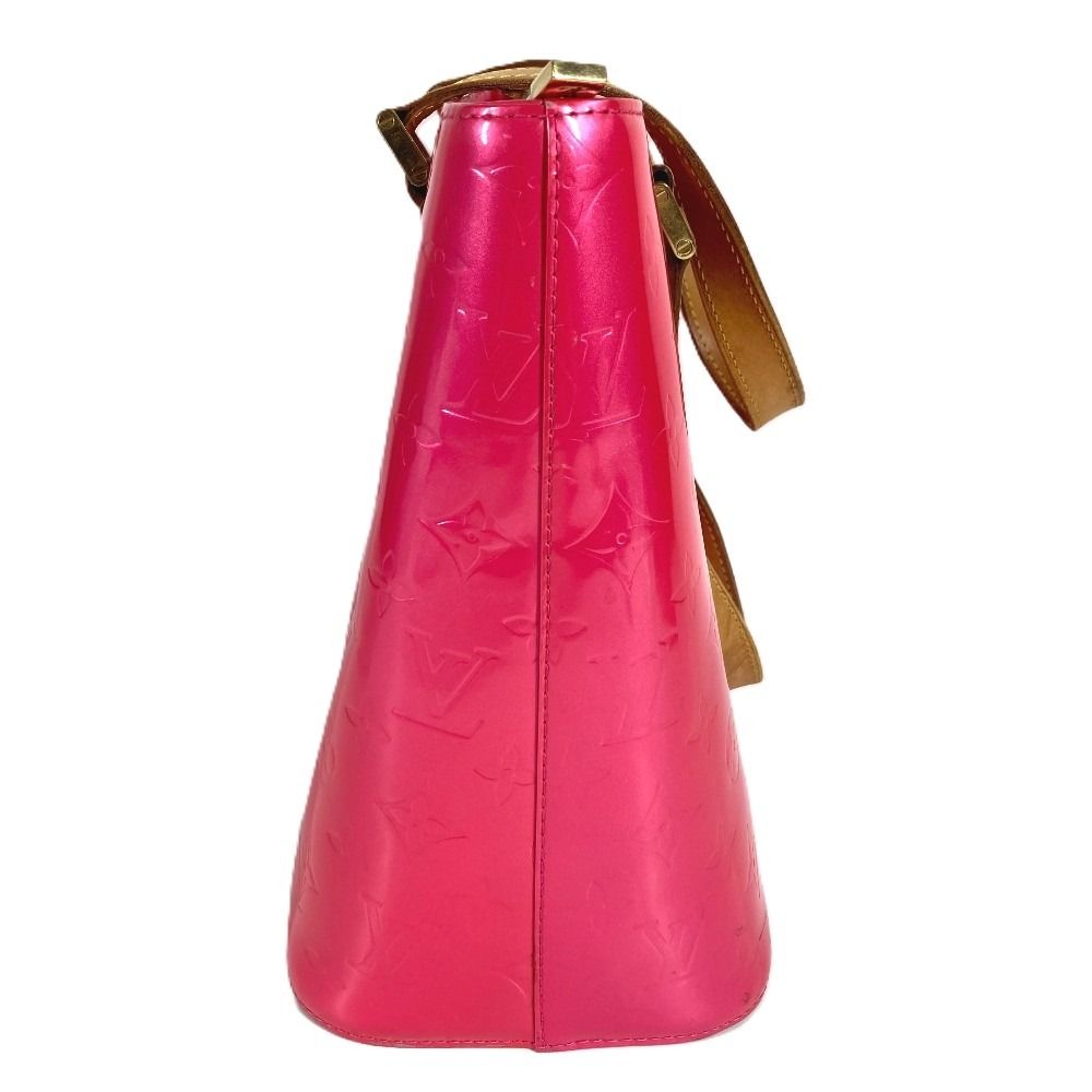 Louis Vuitton Handbag Houston Monogram Vernis Canvas Fuchsia Pink — view 3