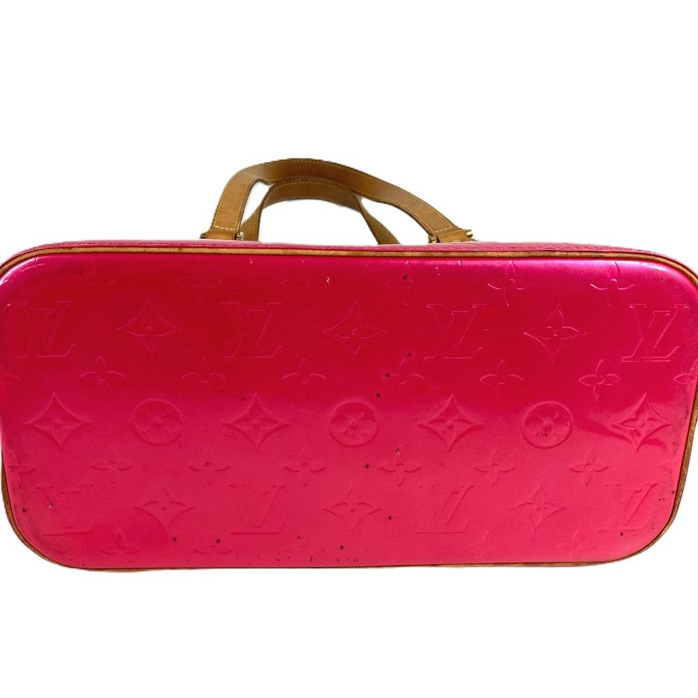 Louis Vuitton Handbag Houston Monogram Vernis Canvas Fuchsia Pink — view 5