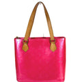 Louis Vuitton Handbag Houston Monogram Vernis Canvas Fuchsia Pink