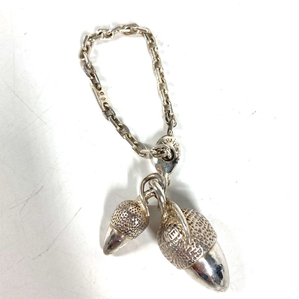 Hermes Key Holder Acorn Silver — view 5