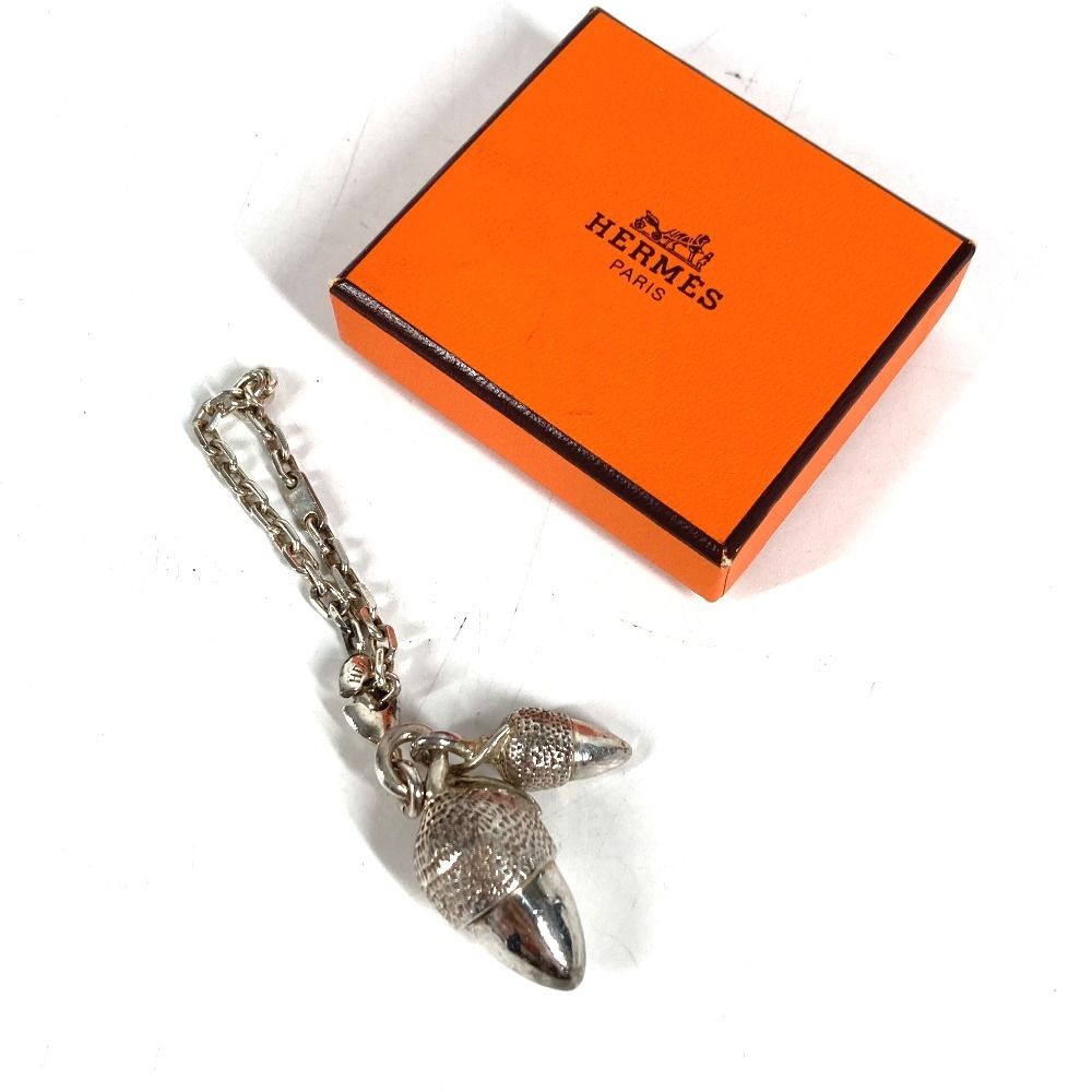 Hermes Key Holder Acorn Silver — view 8
