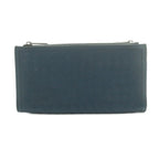 Bottega Veneta Wallet Coin Purse Intrecciato Leather Navy