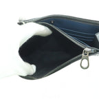 Bottega Veneta Wallet Coin Purse Intrecciato Leather Navy — view 7