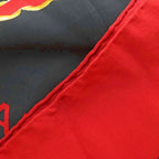 Chanel CC Logo Scarf All Over Silk Red Black — view 4