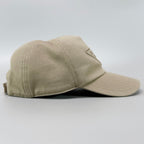 Prada Baseball Cap Beige Triangle Logo — view 5