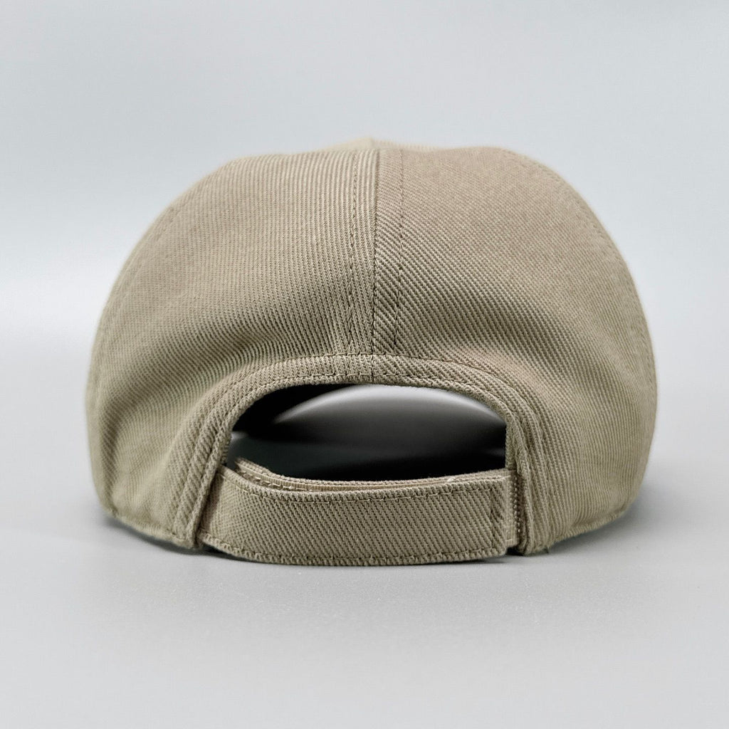 Prada Baseball Cap Beige Triangle Logo — view 3