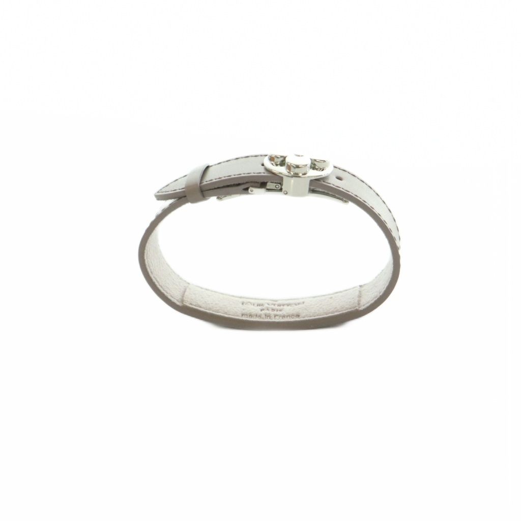 Louis Vuitton Luck Bracelet Leather Gray — view 4