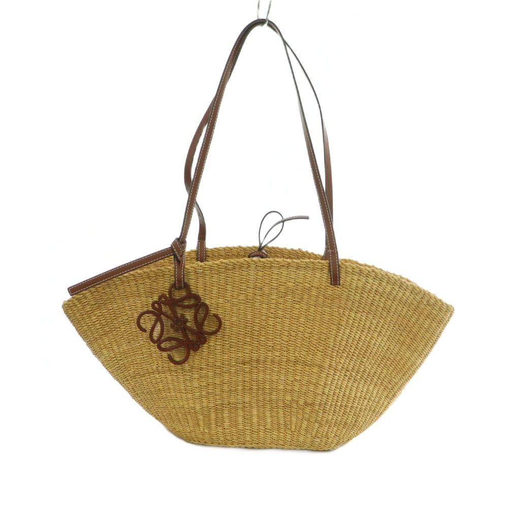 Loewe Shell Basket Tote Beige Brown